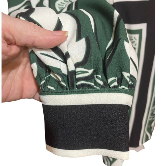 Finders Keepers Green The Way Long Sleeve Dress Size S Mini - Picture 4 of 11